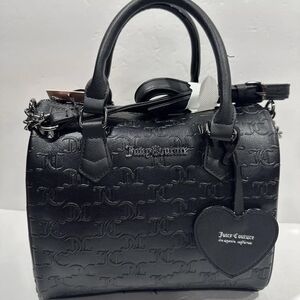 Juicy Couture Black Embossed Women's Bag